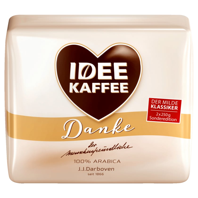 J.J. Darboven Idee Kaffee Classic 2x250g, 500g